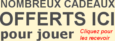 Des centaines d'EUROS offerts pour jouer